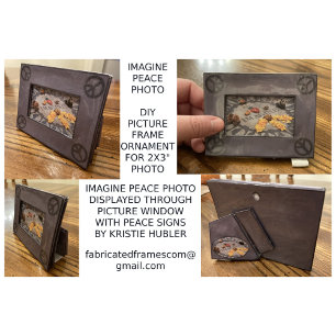 Imagine Peace Central Park Photo Frame Ornament Poster