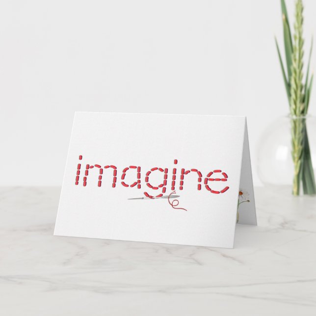 Imagine stitch inspiration card (Front)