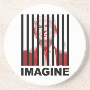 Imagine Trump Behind Bars Coaster