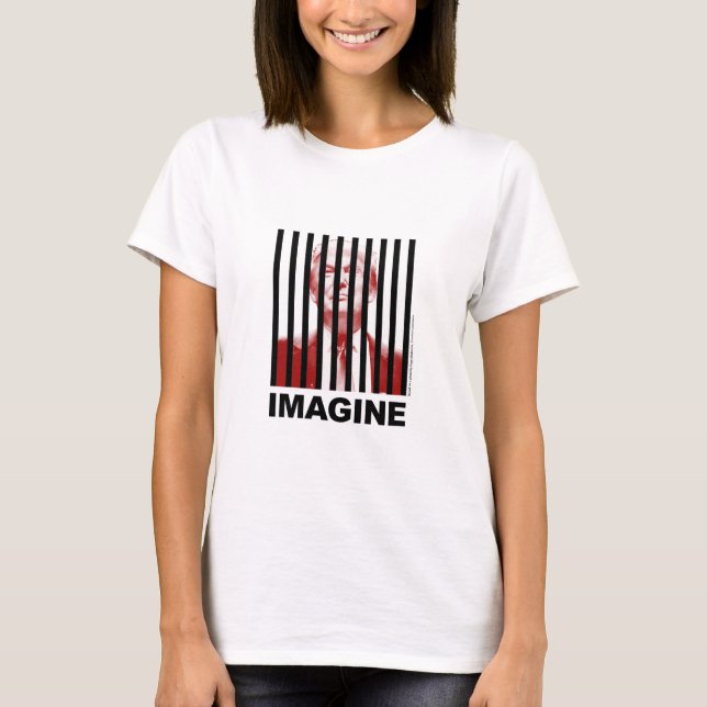 Imagine Trump Behind Bars T-Shirt (Front)
