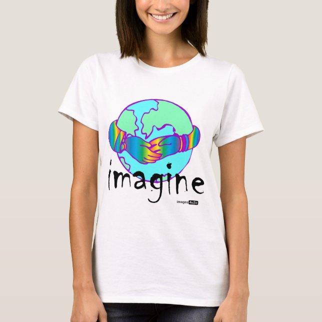 imagine world peace T-Shirt (Front)