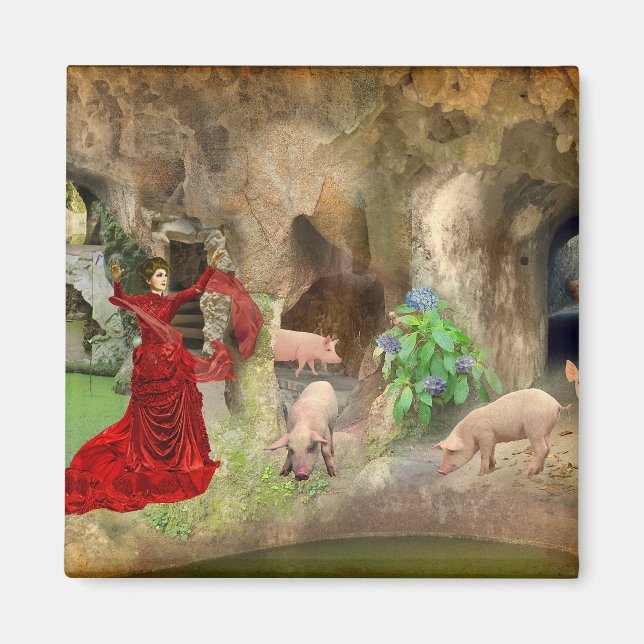 Imán Circe na Quinta da Regaleira Magnet (Front)