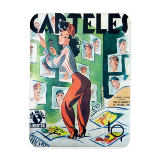 Iman de Nevera Revistas Cubanas Vintage Magnet