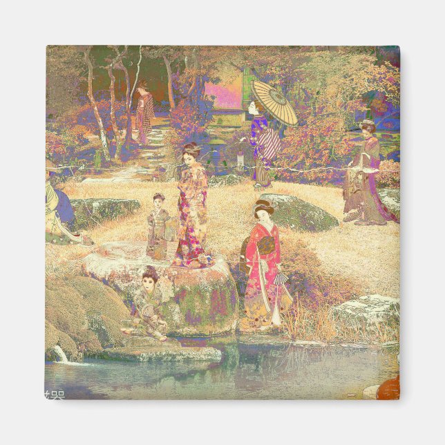 Imán Japanese Garden II / Washed Edition Magnet (Front)