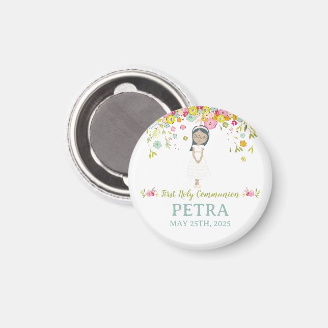 Imán PETRA Primera Comunión Magnet (Front/Back)