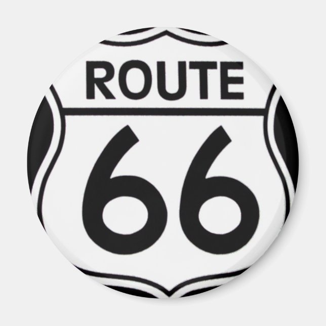 Iman "ROUTE 66" Magnet (Front)