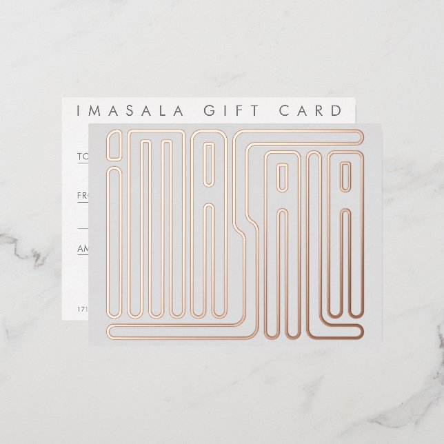 Imasala Gift Card (Front/Back)