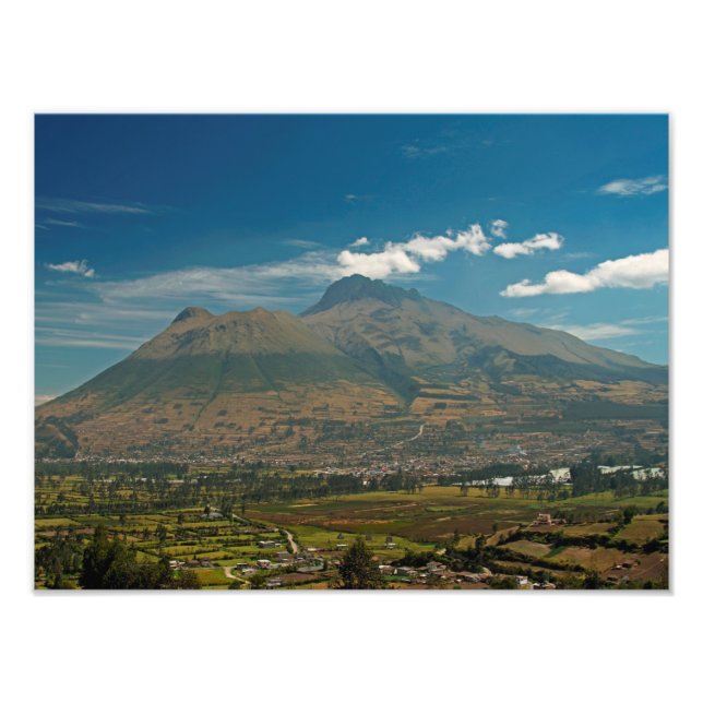 Imbabura volcano photo print (Front)