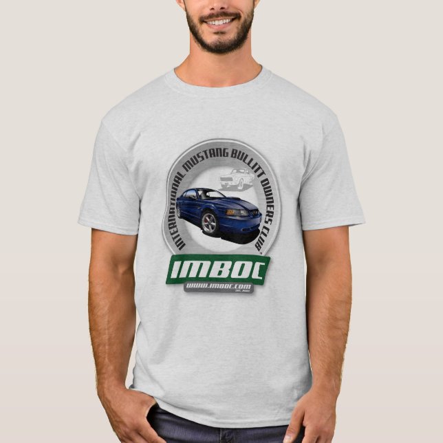 IMBOC '01 True Blue (Men) - Ash T-Shirt (Front)