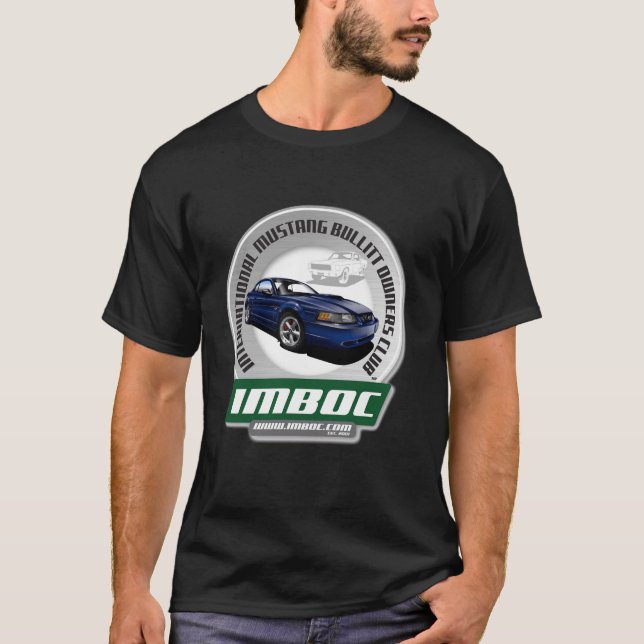 IMBOC '01 True Blue (Men) - Black T-Shirt (Front)