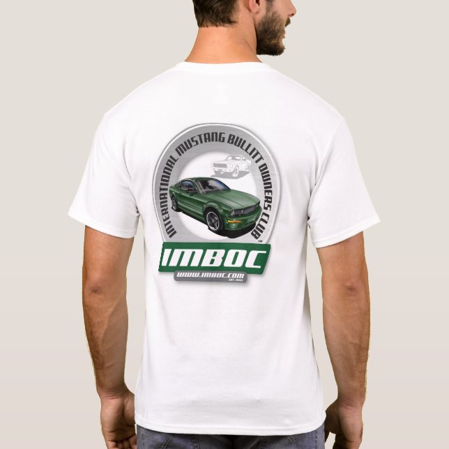 IMBOC '08 HG Dual Design (Men) - White T-Shirt (Back)