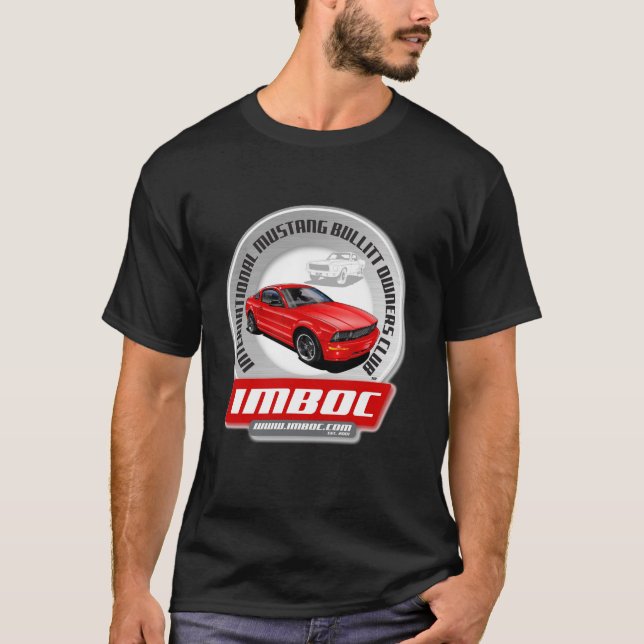 IMBOC '08 Red (Men) - Black T-Shirt (Front)