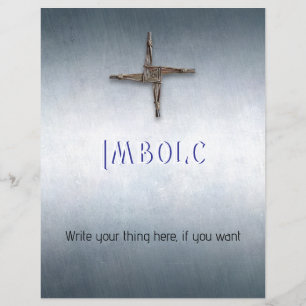 Imbolc Book of Shadows Page with Correspondences