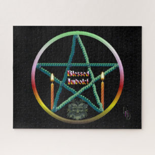 Imbolc Pentacle Jigsaw Puzzle