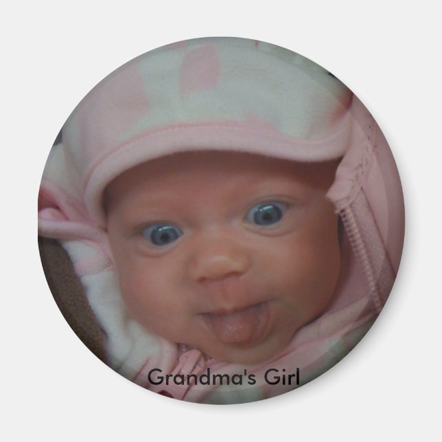 IMG_0049, Grandma's Girl Magnet (Front)