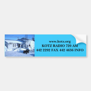IMG_0319, www.kotz.orgKOTZ RADIO 720 AM442 2292... Bumper Sticker