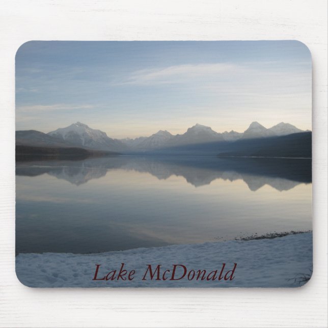 IMG_0329, Lake McDonald Mouse Pad (Front)