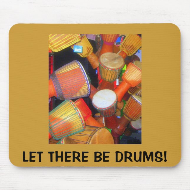 IMG_2078, LET THERE BE DRUMS! MOUSE PAD (Front)