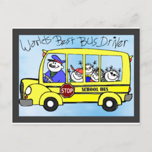 IMG_7017.PNG bus driver appreciation gifts Postcard