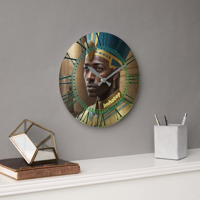 Imhotep Time Large Clock (Office)