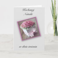 Imieniny - Personalized Polish name day card