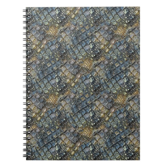 Imitation crocodile skin. Animal print. Notebook (Front)