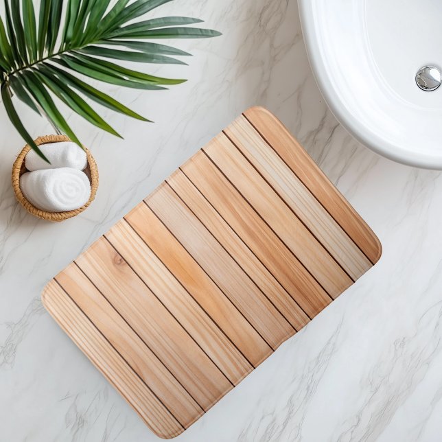 Imitation Wooden Slat Bath Mat (Creator Uploaded)