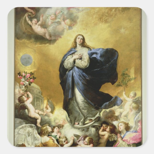Immaculate Conception, 1635 Square Sticker (Front)