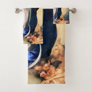 Immaculate Conception Gold Bath Towel Set