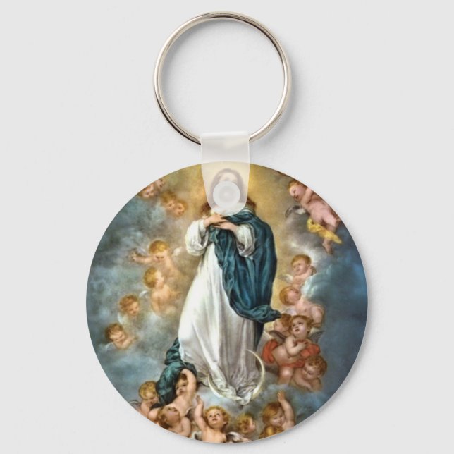 Immaculate Conception of Mary Key Ring (Front)