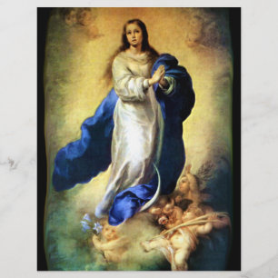 Immaculate Conception of Virgin Mary - Murillo Flyer