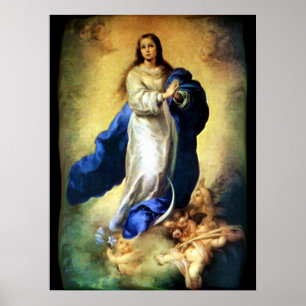Immaculate Conception of Virgin Mary - Murillo Poster