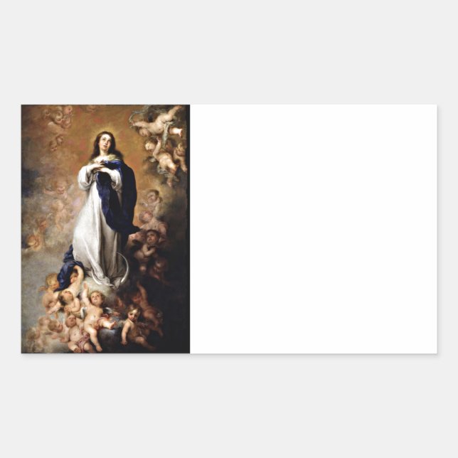 Immaculate Conception Rectangular Sticker (Front)