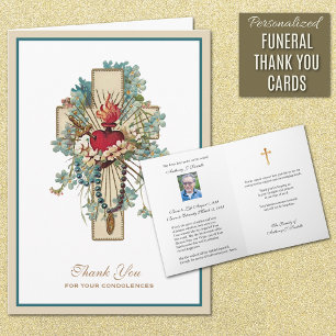 Immaculate Heart Mary Catholic Sympathy Thank You