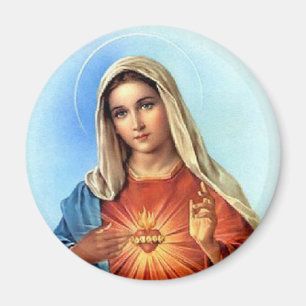 Immaculate Heart Mary Magnet