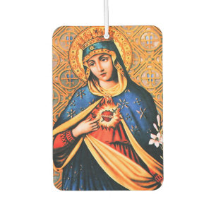 Immaculate Heart of Mary Car Air Freshener