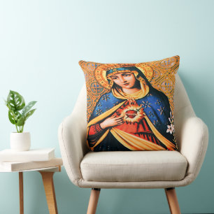 Immaculate Heart of Mary Cushion