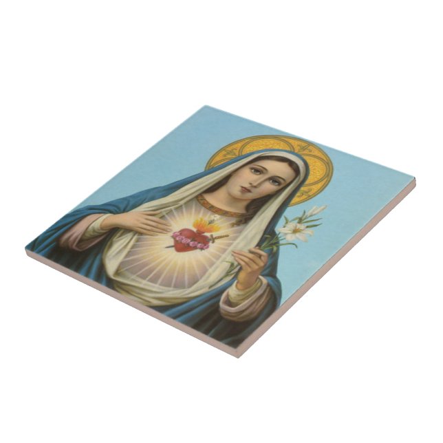 Immaculate Heart of Mary Custom Tile 2 (Side)