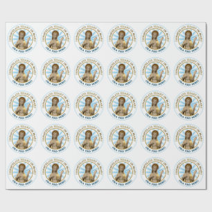 Immaculate Heart of Mary Ora Pro Nobis Wrapping Paper