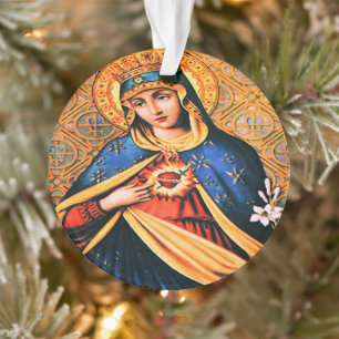 Immaculate Heart of Mary Ornament