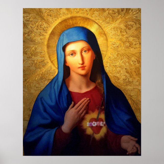 Immaculate Heart of Mary - Our Lady Virgin Poster (Front)