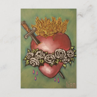 Immaculate Heart of Mary Prayer Card