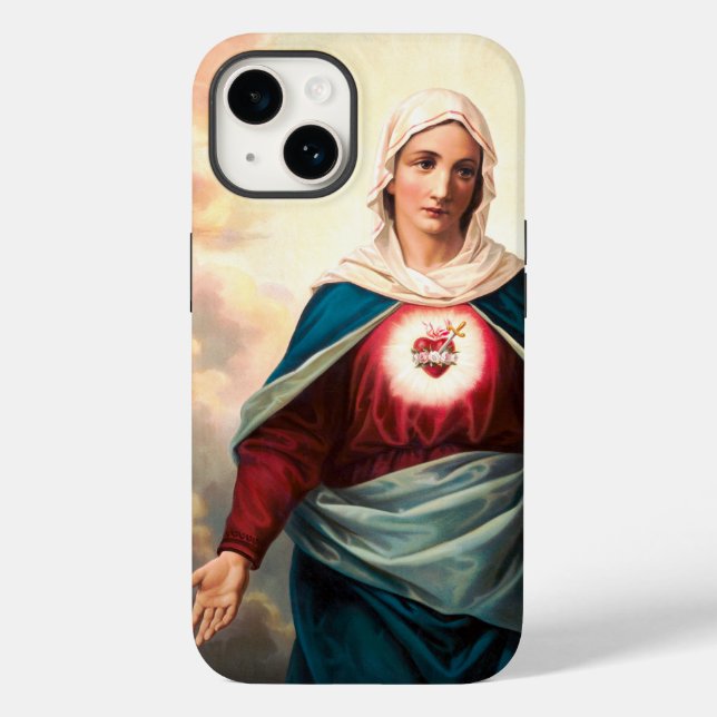 Immaculate Heart Of Mary Sacred Art Case-Mate iPhone Case (Back)