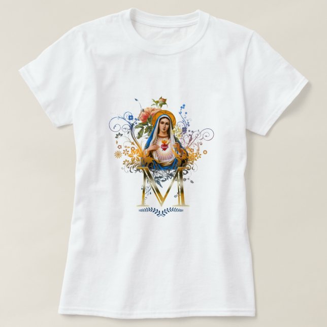 Immaculate Heart of Mary T-Shirt (Design Front)