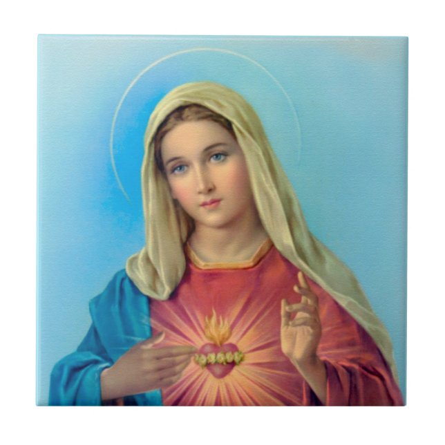 Immaculate Heart of Mary Tile (Front)
