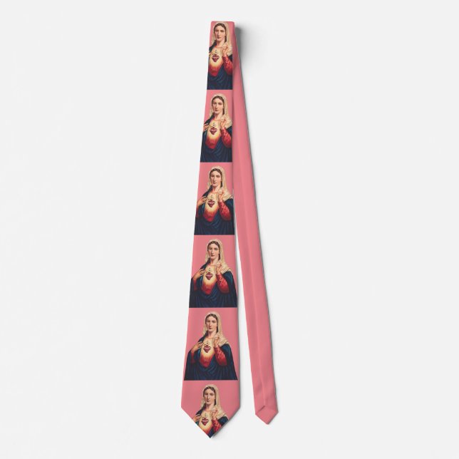 Immaculate Heart of Virgin Mary Tie (Front)