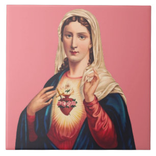 Immaculate Heart of Virgin Mary Tile