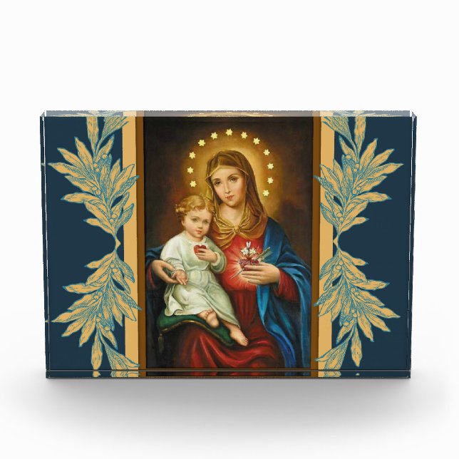 Immaculate Sorrowful Heart of Mary Catholic Photo Block (Front)