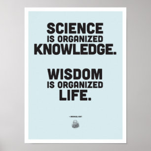 Immanuel Kant Philosophy Quote Poster