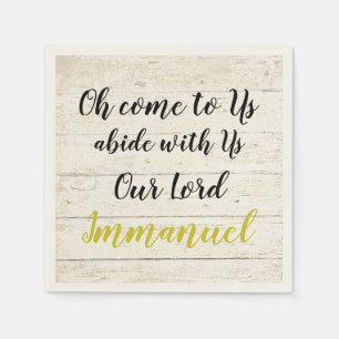Immanuel napkin